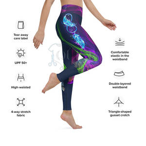 Mallas de Yoga de mujer de tela de Punto ligero de alta calidad logotipo personalizado estilo casual a precio razonable - Product Image 6