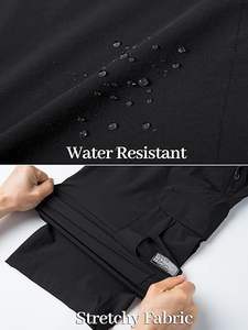 กางเกงขาสั้นไนลอนยืดได้หลายกระเป๋าระบายอากาศแข็งแรงแห้งเร็วสำหรับกลางแจ้งลำลอง - Product Image 6