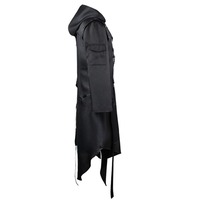 Chaqueta de Cuero con Cremallera y Tachuelas Estilo Retro para Hombre, Estilo Rock N Roll, Gótico, Casual, de Piel de Oveja, Holgada y Moderna