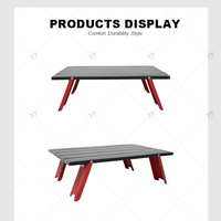Table de camping pliable portable et compacte pour pique-nique, mobilier d'extérieur polyvalent pour jardin, plage, barbecue, voyages et camping de week-end