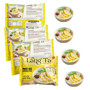 Nouilles Instantanées de Riz au Poulet Pho avec de la vraie sauce au poulet 105G pack délicieux repas soupe pratique ISO HACCP Vietnam fabricant - Product Image 1