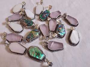 Custom Made Amethyst Pendants Suitable for Jewelry Designers and <b>Bead</b> Stores Ideal for Resale Can Be Made in Your Choice - Product Image 2