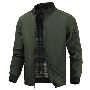 Blouson bomber facile à porter, fabriqué en usine au Pakistan, blouson bomber pour homme, blouson bomber tendance avec fermeture éclair, en vente avec logo personnalisé. - Product Image 1