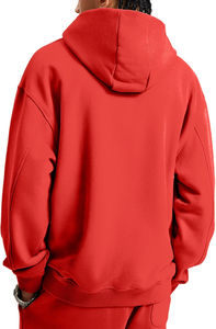 Nouveau design, sweat-shirts à capuche surdimensionnés en molleton 100% coton, poids lourd, sur mesure, unisexe, sweat-shirts unis, sweat-shirts élégants, prix bas - Product Image 5