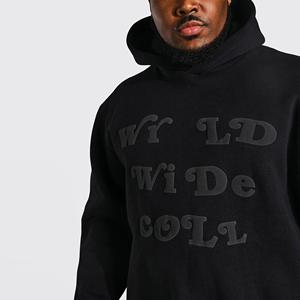 Sudadera con Capucha Extra Grande para Hombre, Estilo Y2K, con Logotipo Personalizado, Impresión Digital y en Relieve, de Alta Calidad, para Invierno - Product Image 3