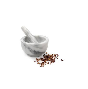 Juego de mortero y Mazo de mármol, granito pesado sin pulir para un rendimiento mejorado y artesanía natural orgánica - Product Image 5