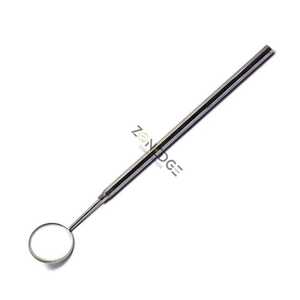Hot Selling Professional Stainless Steel Dental <b>Mouth</b> Examination Mirror with No-slip Handle Metal <b>Mouth</b> Mirror By Zonedge - Product Image 2