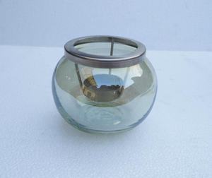 Bougeoir votif en verre rond fait à la main éclairage de luxe personnalisé Bougeoir vide fantaisie clair attrayant bon marché - Product Image 3