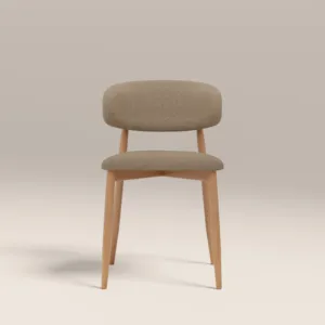 เก้าอี้ทานข้าว HALSTON รุ่น LATTE & OAK WALNUT & BLUSH - Product Image 3
