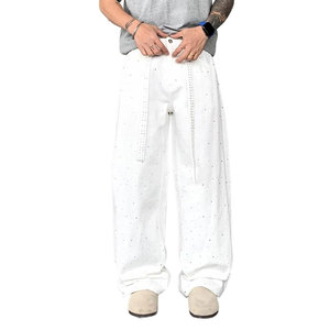 Men Rhinestone Pant Casual Wear Best Selling Design Men Rhinestone Pant Trendy Look Men Rhinestone Pant - Product Image 1