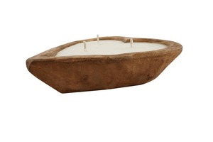 Grossiste ODM Bols à pâte en bois d'acacia brun rustique pour décorations d'anniversaire Bougie Verseur Bol à pâte rustique Fabriqué en Inde - Product Image 5