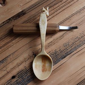 เครื่องใช้บนโต๊ะอาหารช้อนไม้อะคาเซียแข็งแข็งสำหรับทำอาหารทำจากไม้ธรรมชาติแกะสลักโลโก้ได้ตามต้องการ - Product Image 1