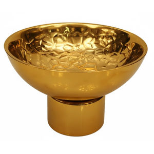 Cuenco de Chocolate de Metal Dorado Hecho a Mano, Cuenco Decorativo Redondo de Metal Martillado para Decoración del Hogar y Mesa, Centro de Mesa, Artículo de Regalo - Product Image 4