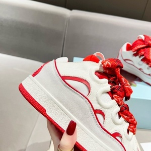 Zapatillas de Diseño de Lujo de Alta Gama con Tiras, Calzado Deportivo Casual de Moda, Transpirables, de Malla Flexible, Cuero Genuino, Antideslizantes, con Plataforma - Product Image 3