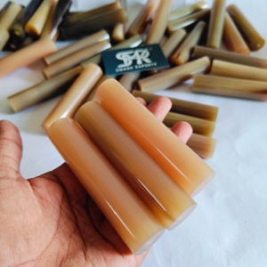 ฮอร์นวัวแท้ขัดมันม้วนแท่งวัวฮอร์นแข็งว่างเปล่าสำหรับเครื่องประดับงานหัตถกรรมมีดเครื่องประดับอุปกรณ์ทำมือและทำด้วยมือ - Product Image 5