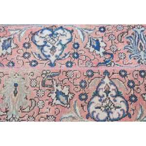 1.9x5.5 ft Turkish Vintage <b>Rug</b>, <b>Runner</b> <b>Rug</b>, Pink Blue Patchwork Wool <b>Rug</b> - Product Image 5