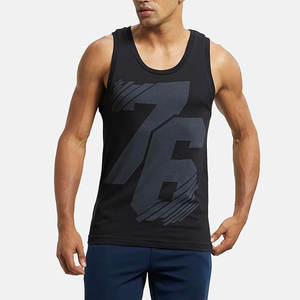 Camiseta sin mangas de algodón para hombre, camiseta sin mangas atlética de diseño sólido liso, uso versátil para deportes de entrenamiento o tops de moda diarios - Product Image 5