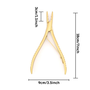 ชุดเครื่องมือต่อผมแบบมือถัก ปี 2025 พร้อมลูปดึงผมสีขาวและสีผิว เครื่องมือตะขอเกี่ยว คีมต่อผมแบบเวฟท์ อเนกประสงค์ - Product Image 3