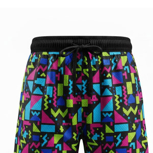 กางเกงขาสั้นกีฬาผู้ชาย ผ้าตาข่าย ระบายอากาศได้ดี พิมพ์ลายกราฟิกแบบซับลิเมชั่น สำหรับการฝึกซ้อมระดับมืออาชีพ มีกระเป๋าข้างลึก - Product Image 6