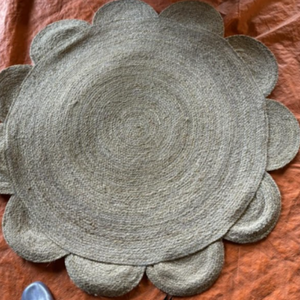 Premium Handmade Seagrass Floor Mat \ Rustic Eco-Friendly Home Decoration - Product Image 2