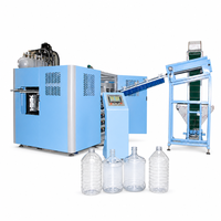 Machine de soufflage industrielle 20 litres, servo, 1 cavité, réservoir d'eau à large ouverture de 80 mm, clé en main, certifiée CE