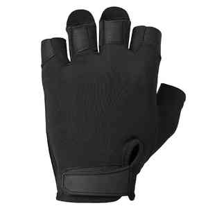 Guantes de bateo de béisbol de medio dedo transpirables de fácil uso de alta calidad con cierre de cordones protección de manos logotipo personalizado Unisex - Product Image 5