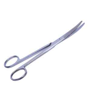 Ciseaux à dissection incurvés plaqués or de 11.5cm avec bord en carbure de tungstène Jeu d'instruments manuels avec poignée à pointe émoussée - Product Image 6