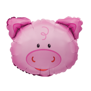 Globo de Fiesta con Diseño de Cerdo, 83 cm, Paquete de 12 Unidades - Product Image 3
