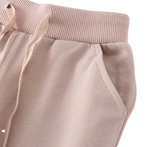 Vintage Streetwear <b>Oversized</b> <b>Joggers</b> Unisex Plain Cotton Fleece Trouser Solid Color Ribbed Cuff Sweatpants Custom Casual Apparel - Product Image 4