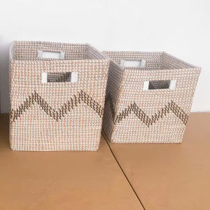 Cesta de almacenamiento de cocina colorida con ratán para pan o caja de regalo, accesorios de cocina multifuncionales, superventas - Product Image 1