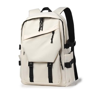 <b>Cute</b> Fruit Snail Minimalist Gray PU Softback Backpack 18 In 20-39L Zipper Closure Unisex Travel Daypack - Product Image 4