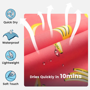 กางเกงขาสั้นชายหาดสไตล์ไฮสตรีทสำหรับฤดูร้อน ลายสัตว์ทะเล ทรงหลวม สปอร์ต แห้งเร็ว เอวกลาง - Product Image 5