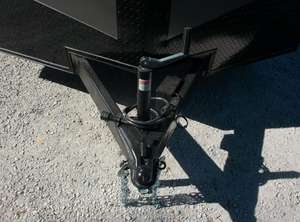 Remorque fermée de qualité supérieure 8,5x20, côtés hauts de 42 pouces, pneus 14 plis + pneu de secours 14 plis inclus à vendre - Product Image 4