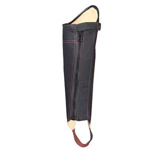 Chaps d'équitation en cuir de haute qualité, style classique, demi-chaps d'équitation pour l'équitation à cheval, en vente - Product Image 5