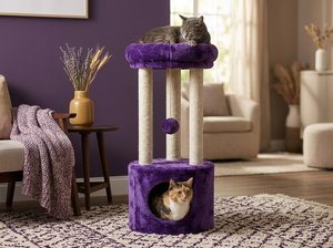 Torre para Gatos Atlanta Royal Purple con Comodidad Majestuosa - Product Image 2