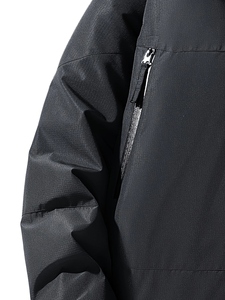 เสื้อแจ็คเก็ตพัฟเฟอร์บุผ้าสำหรับผู้ชาย อุ่นสบาย ระบายอากาศ กันน้ำ กันลม เหมาะสำหรับฤดูหนาว ดีไซน์ทันสมัย รับทำแบรนด์ตามสั่ง - Product Image 4