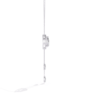 Fábrica de joyería al por mayor laboratorio sintético cultivado collares de diamantes 10K 14K 18K oro amarillo redondo brillante corte fino dijes collar - Product Image 3