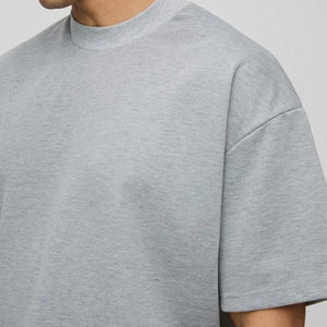 T-shirt pour homme de qualité supérieure, respirant, coupe ample, manches rondes, coupe ample, 100% coton, streetwear, mode, t-shirts basiques pour homme - Product Image 4