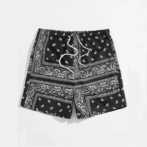 Trend <b>Bandana</b> Graphic Beach Short For Men Summer Fashion 3D Printed Swim Trunks Loose Casual Streetwear Hawaiian Short Pants - Product Image 2