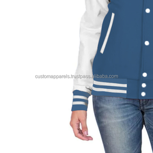 Chaqueta Varsity de algodón duradero para mujer, venta al por mayor, chaqueta Varsity de diseño personalizado - Product Image 6