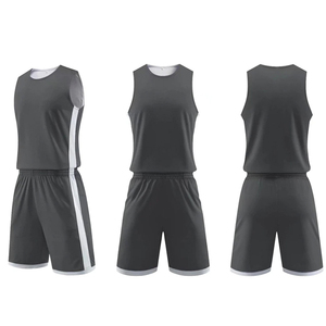 Custom Plus Size Adult Sleeveless Basketball Uniform Set Breathable Quick Dry with Team <b>Name</b> for All Seasons XS Size Wholesale - Product Image 5