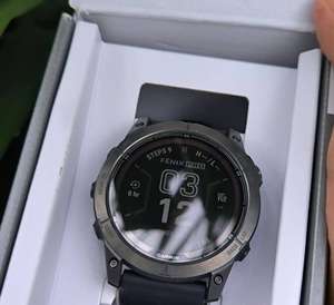 สมาร์ทวอทช์ 8 Pro 36-40 มม. หน้าปัดแซฟไฟร์ พรีเมียม GPS สายซิลิโคน พร้อมเข็มทิศ กันน้ำ IP67 ชาร์จแม่เหล็ก ระบบปฏิบัติการ Garmin - Product Image 1