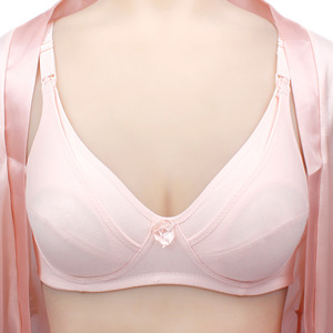 Soutien-gorge d'allaitement sans armatures fin en maille d'été pour femmes enceintes, ouverture frontale - Product Image 4