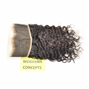 Cabello Humano Indio Remy Negro Virgen Natural Ondulado con Cutícula Alineada, Doble Trama, Frontal 13*4, Venta al por Mayor para Proveedores - Product Image 2