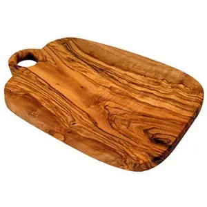 Handcrafted Teak Wood Cutting Chopping Board for Kitchen with Free Wooden Spatula Reversible Board