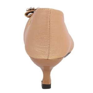 Zapatos de Tacón Elegantes para Mujer (CJ-291) - Color Champán - Product Image 4