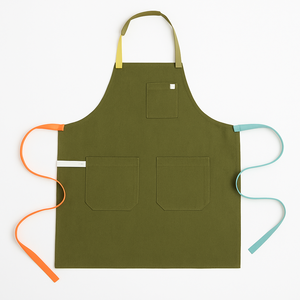 Delantal de Cocina de Lona Resistente con Diseño Personalizado, sin Mangas, Reutilizable, Impermeable al Agua y al Aceite, Fácil de Limpiar, con Logotipo Personalizable - Product Image 5