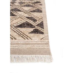 Alfombra Afgana Azul Manifest Tejida a Mano con Patrón Geométrico y Abstracto, Forma Rectangular para Sala de Estar - RE-1509 - Product Image 4