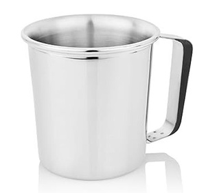 Wedding Gift Coffee Mugs Exclusive Quality Round Shape Mirror Polished Metallic Stainless Steel Kitchen Decorative Coffee Mugs - Product Image 1