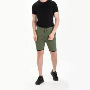 Pantalones cortos lavados con ácido Pantalones cortos de lana Vintage de algodón para hombres Pantalones cortos lavados con ácido de Terry de alta calidad personalizados en todos los colores - Product Image 3